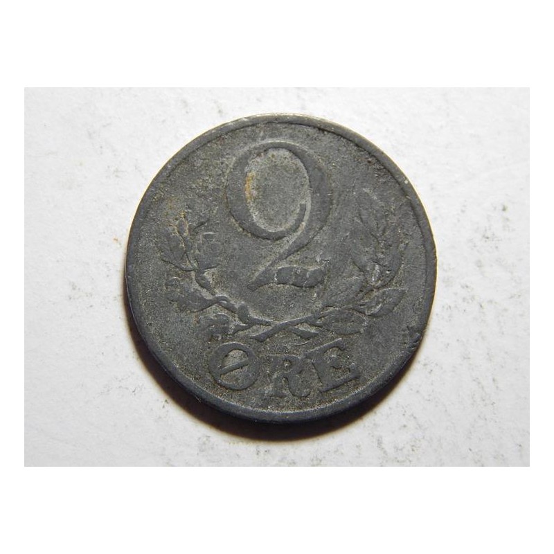 Dánsko 2 Ore 1942 NS Zn VF č20737 Dánsko 2 Ore 1942 NS Zn VF č20737