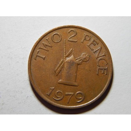 Guernsey 2 Pence 1979 RR XF č31177