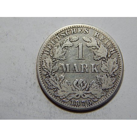 Německo Císařství 1 Mark 1876 A Ag VF č27448