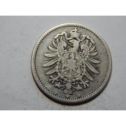 Německo Císařství 1 Mark 1876 A Ag VF č27448