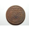 Belgie F. legenda 2 Centimes 1835 VF-XF VZÁCNÉ č36403