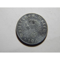 Německo 3. Říše 1 Reichspfenig 1943 E F-VF č29773