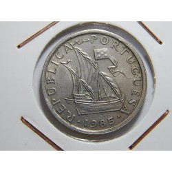 Portugalsko 5 Escudos 1985 XF-UNC č00317