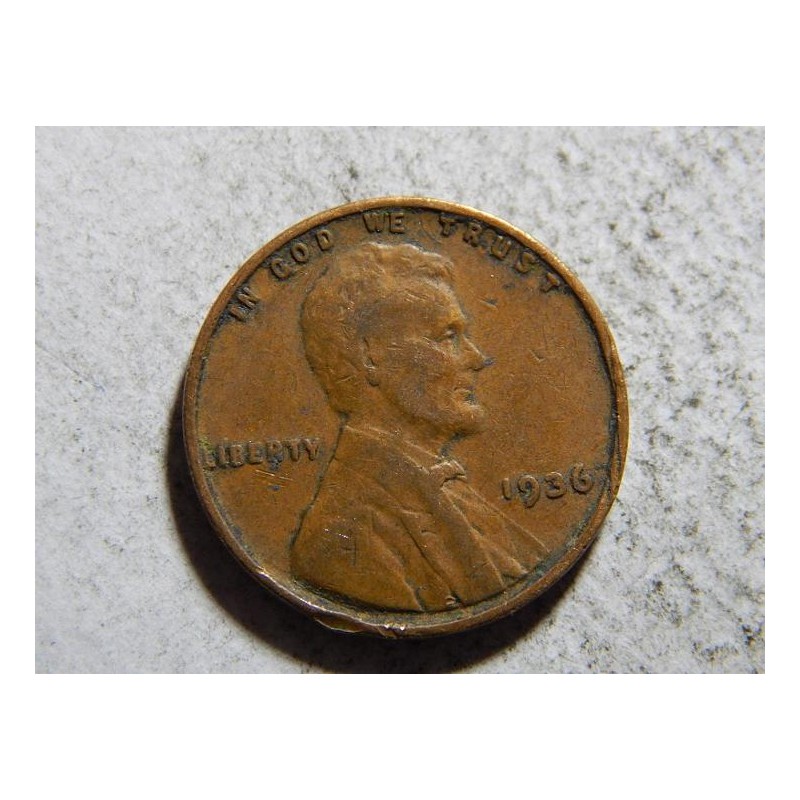 USA 1 Cent 1936 F-VF č32958 USA 1 Cent 1936 F-VF č32958