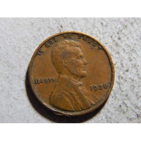 USA 1 Cent 1936 F-VF č32958
