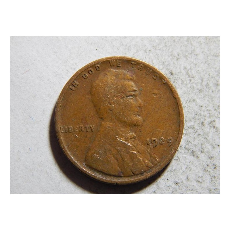 USA 1 Cent 1929 VF č32941 USA 1 Cent 1929 VF č32941