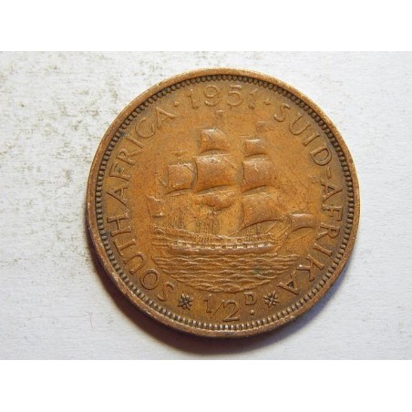 Jižní Afrika ½ Penny 1951 XF č36118