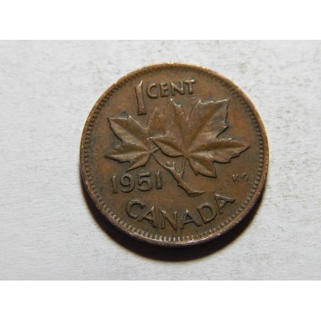 Kanada 1 Cent 1951 XF č35221