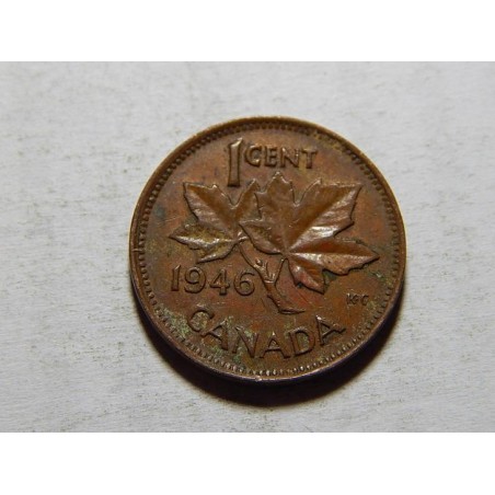 Kanada 1 Cent 1946 VF-XF č35209