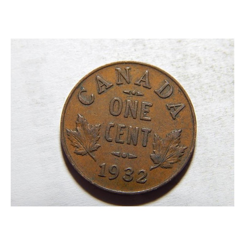 Kanada 1 Cent 1932 XF č35244 Kanada 1 Cent 1932 XF č35244