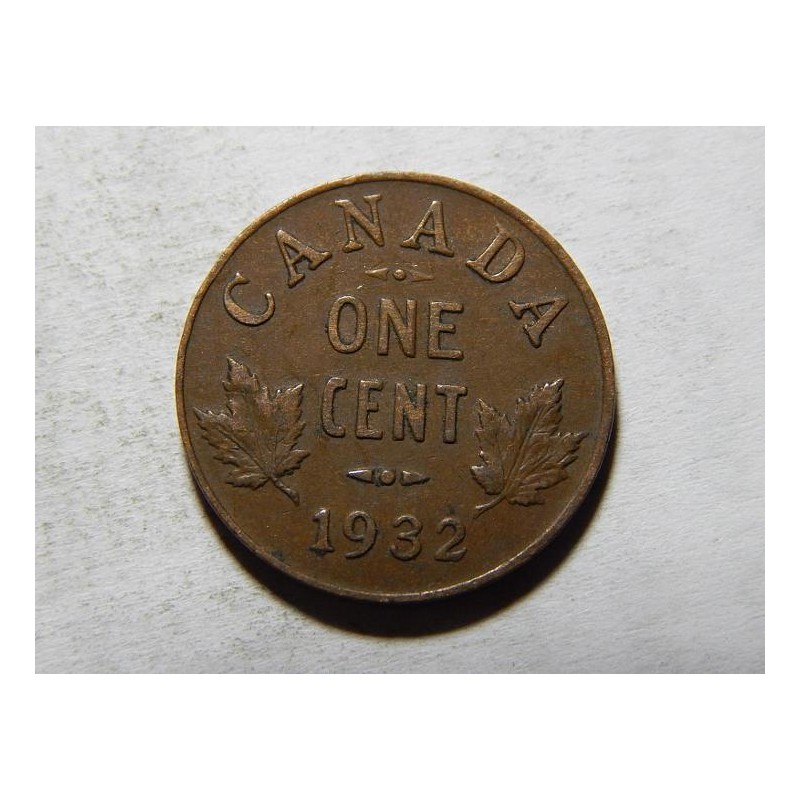 Kanada 1 Cent 1932 XF č35231 Kanada 1 Cent 1932 XF č35231