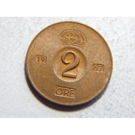 Švédsko 2 Öre 1967 U XF č26711