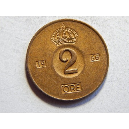 Švédsko 2 Öre 1966 U XF č26960