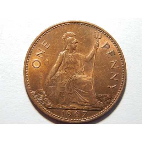 Anglie 1 Penny 1967 UNC č33288