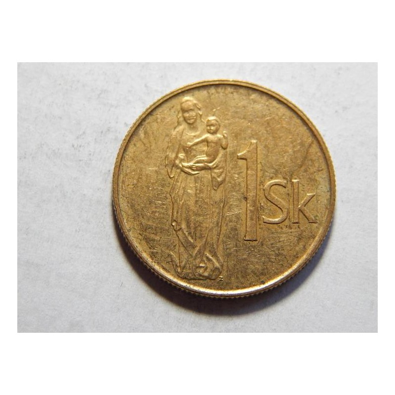 Slovensko 1 Koruna 1995 XF č26273 Slovensko 1 Koruna 1995 XF č26273