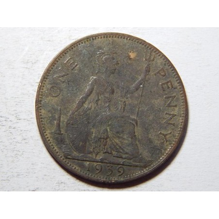 Anglie 1 Penny 1939 F-VF č33233