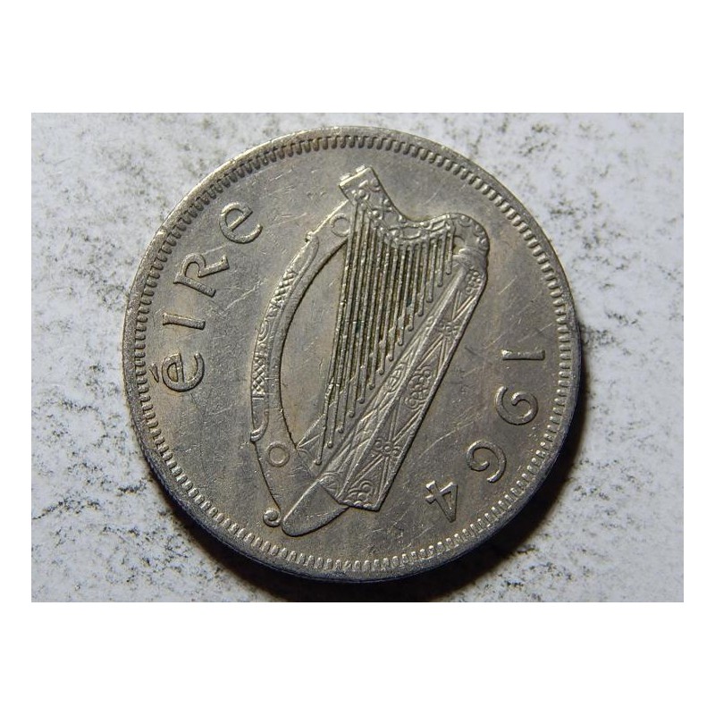 Irsko 1 Florin 1964 R XF č23775 Irsko 1 Florin 1964 R XF č23775