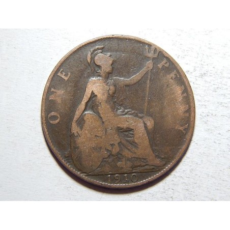 Anglie 1 Penny 1910 F-VF č33226