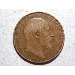 Anglie 1 Penny 1907 VF č33527