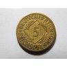 Německo Výmarsko 5 Reichspfennig 1925 E XF č11313