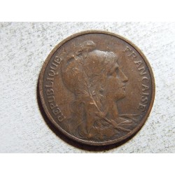 Francie 5 Centimes 1913 XF č37606