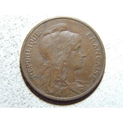 Francie 5 Centimes 1913 XF č37595