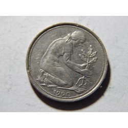Německo BRD 50 Pfennig 1990 D VF-XF č22168