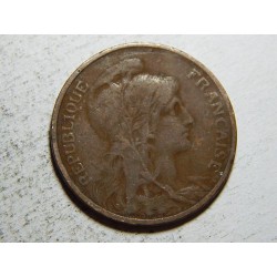 Francie 5 Centimes 1911 F-VF č37624