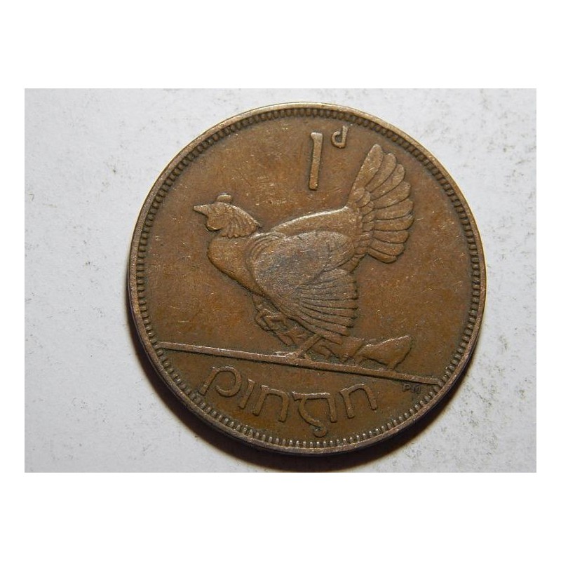Irsko 1 Penny 1935 XF č12432 Irsko 1 Penny 1935 XF č12432