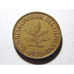 Německo BRD 10 Pfennig 1950 J XF č22121