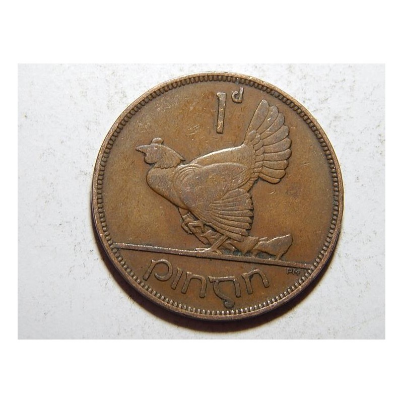 Irsko 1 Penny 1935 XF č12431 Irsko 1 Penny 1935 XF č12431