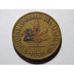 Německo BRD 10 Pfennig 1950 J XF č11962
