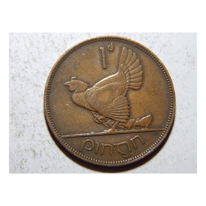 Irsko 1 Penny 1933 R XF-UNC č12503 Irsko 1 Penny 1933 R XF-UNC č12503