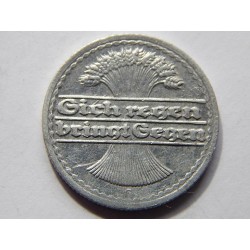 Německo Výmarsko 50 Pfennig 1921 G XF č11130