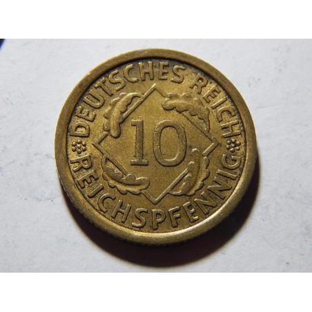 Německo Výmarsko 10 Reichspfennig 1935 J XF-UNC č22109