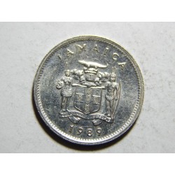 Jamajka 5 Cents 1989 XF č38746