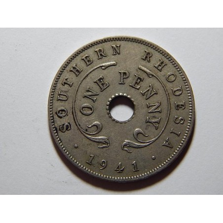 Rhodesia 1 Penny 1941 RR XF-UNC č11005