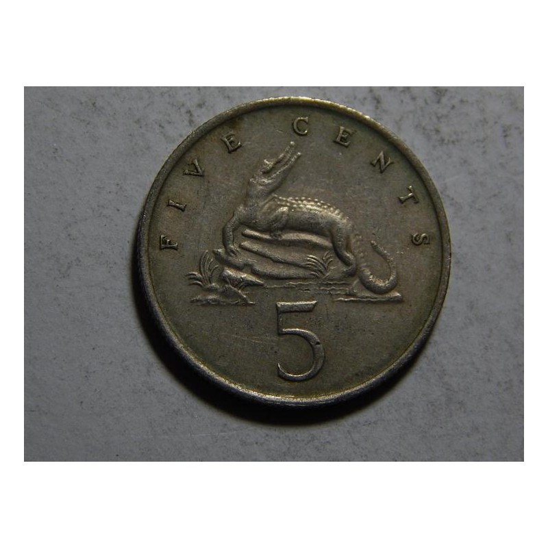 Jamajka 5 Cents 1969 XF č38759 Jamajka 5 Cents 1969 XF č38759