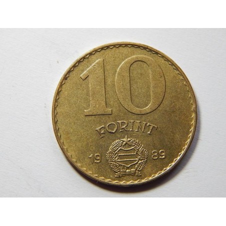 Maďarsko 10 Forint 1989 BP XF č32108