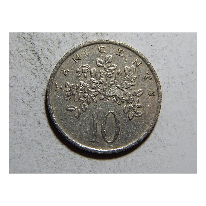 Jamajka 10 Cents 1977 VF č38870 Jamajka 10 Cents 1977 VF č38870