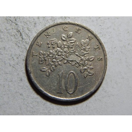 Jamajka 10 Cents 1977 VF č38870