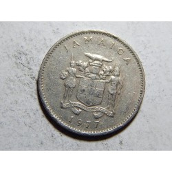 Jamajka 10 Cents 1977 VF č38870