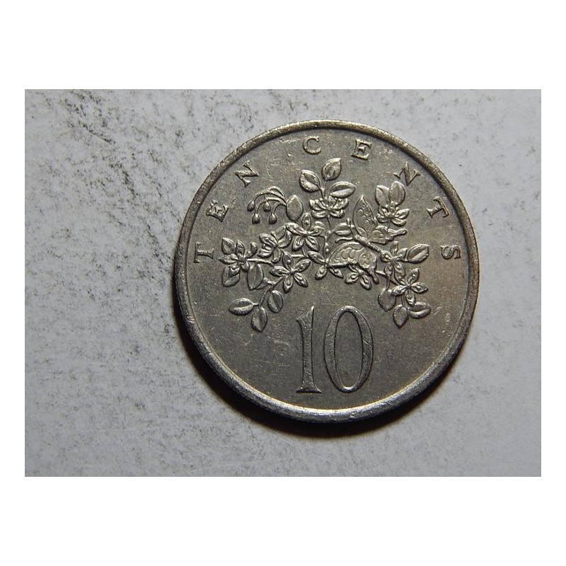 Jamajka 10 Cents 1977 XF č38855 Jamajka 10 Cents 1977 XF č38855