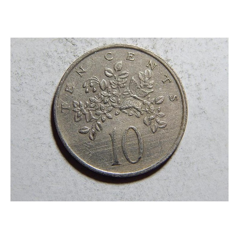 Jamajka 10 Cents 1985 VF-XF č38848 Jamajka 10 Cents 1985 VF-XF č38848