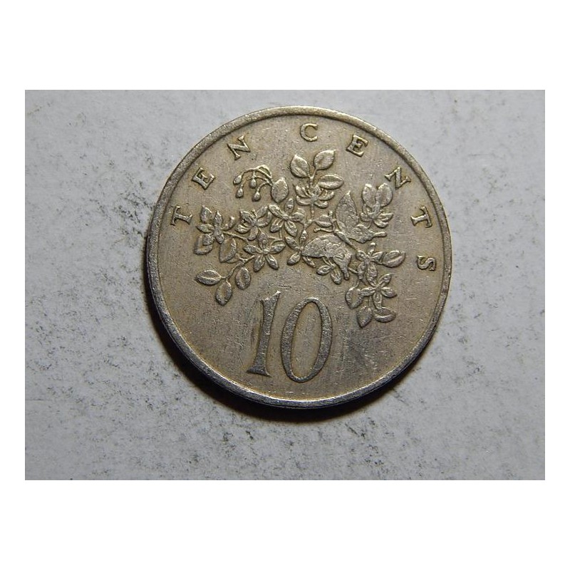 Jamajka 10 Cents 1972 XF č38853 Jamajka 10 Cents 1972 XF č38853