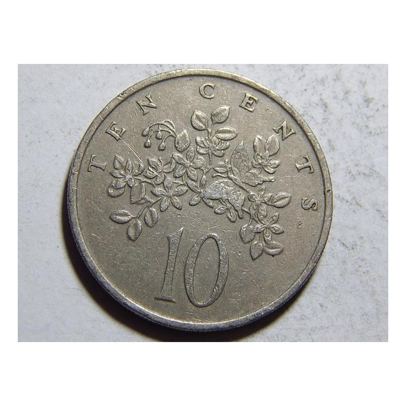 Jamajka 10 Cents 1972 XF č38806 Jamajka 10 Cents 1972 XF č38806