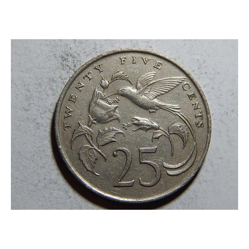 Jamajka 25 Cents 1984 R XF č21720 Jamajka 25 Cents 1984 R XF č21720