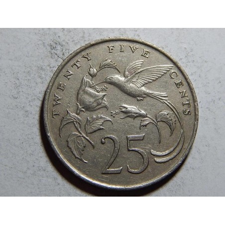 Jamajka 25 Cents 1984 R XF č21720