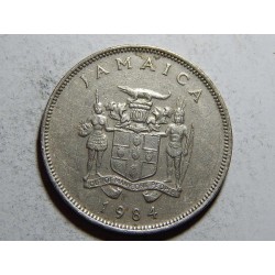Jamajka 25 Cents 1984 R XF č21720