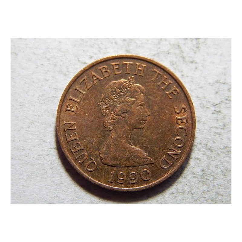 Jersey 1 Penny 1990 XF-UNC č25519 Jersey 1 Penny 1990 XF-UNC č25519